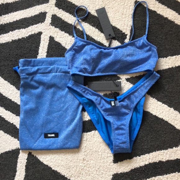 TRIANGL MICA - CHEEKY MARINA SPARKLE WITH BAG NWT - Picture 6 of 7
